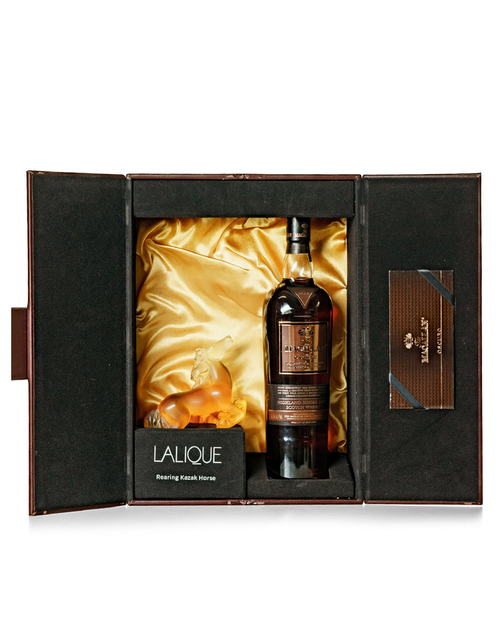 Macallan Oscuro Lalique Kazak Rearing Horse With Original Box