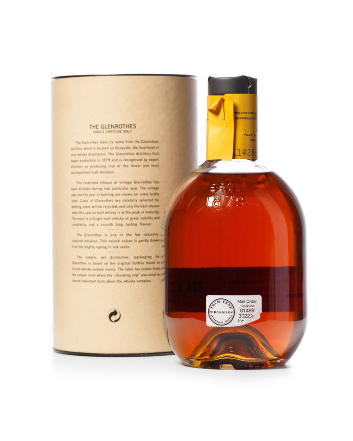 Glenrothes 1972 Restricted Release Bottled 1996 With Original Tube