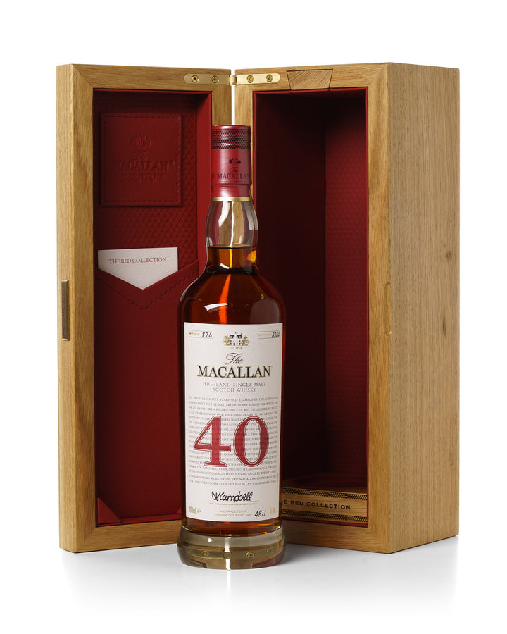 Macallan 40 Year Old Red Collection Bottled 2020 With Original Box