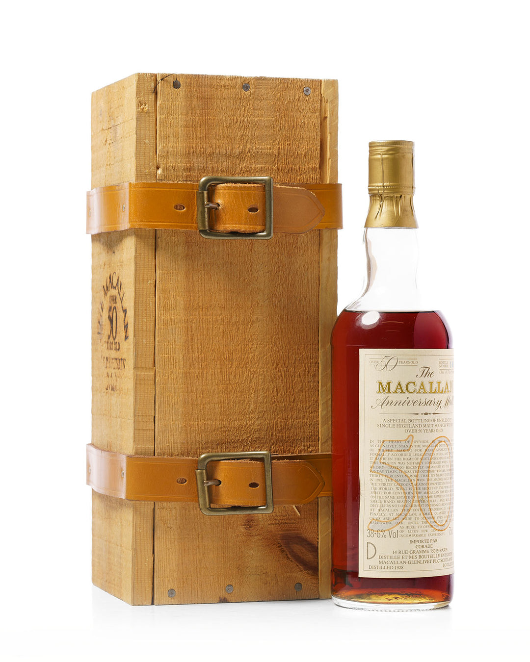 Macallan 50 Year Old 1928 Anniversary Malt Bottled 1983 With Original Box