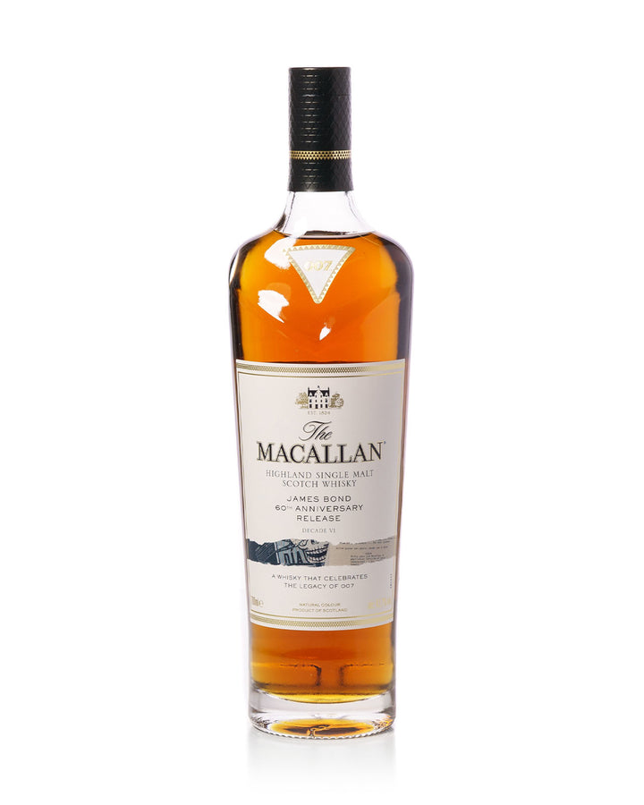 Macallan James Bond 60th Anniversary Release Decade VI With Original Tube