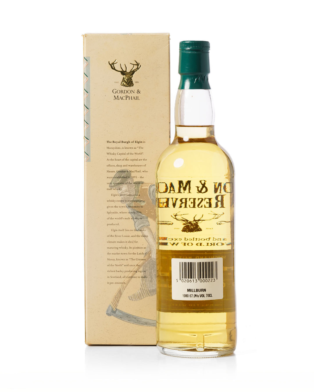 Millburn 1980 Gordon & Macphail Reserve Bottled 1998 With Original box