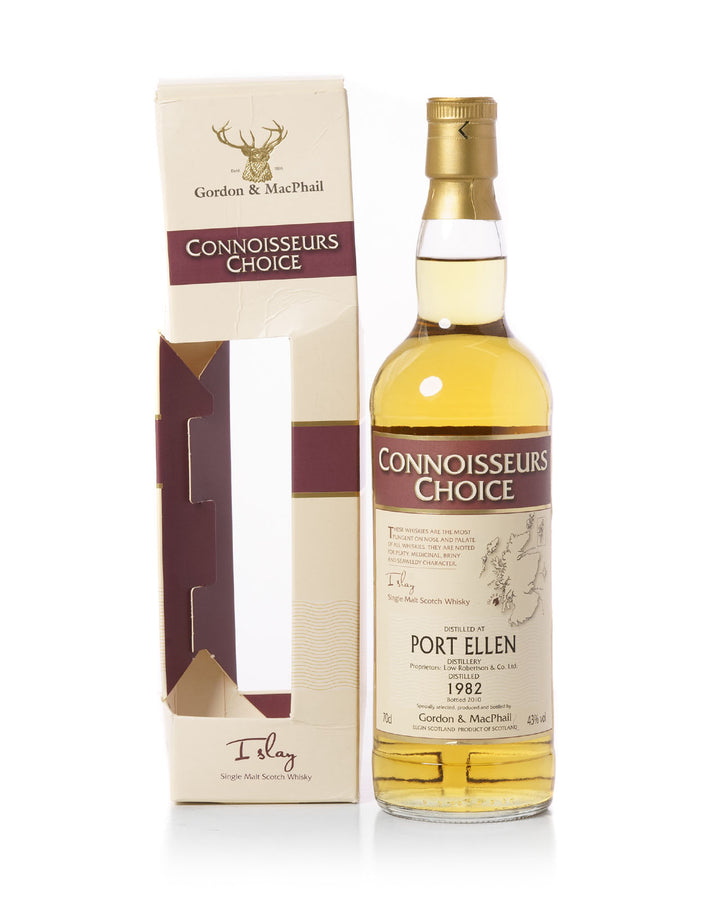 Port Ellen 1982 28 Year Old Connoisseurs Choice Gordon & Macphail Bottled 2010 With Original Box