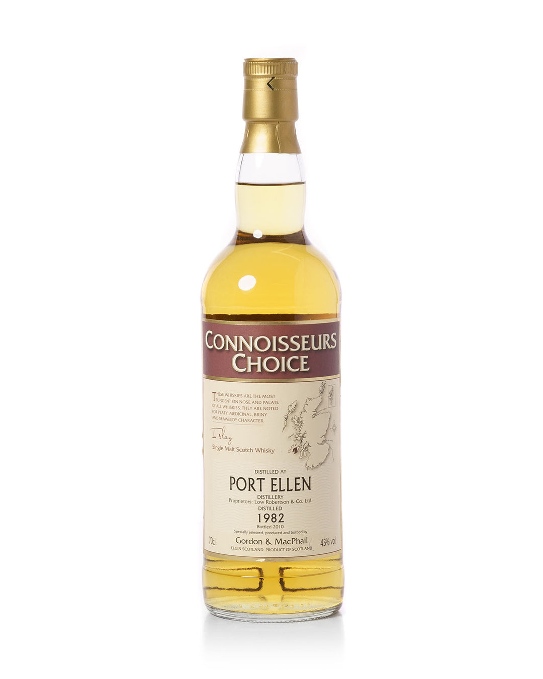 Port Ellen 1982 28 Year Old Connoisseurs Choice Gordon & Macphail Bottled 2010 With Original Box