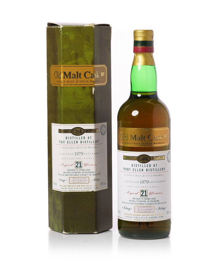 Port Ellen 1979 21 Year Old Old Malt Cask Douglas Laing Bottled 2001 With Original Box