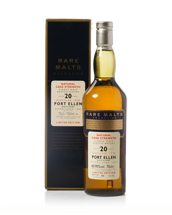 Port Ellen 1978 20 Year Old Rare Malts Selection Bottled 1998 With Original Box