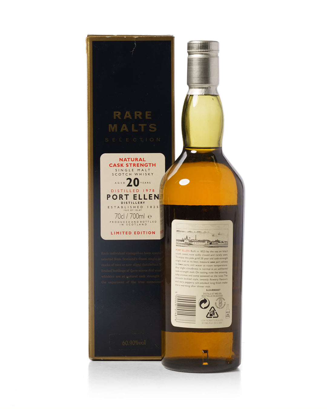 Port Ellen 1978 20 Year Old Rare Malts Selection Bottled 1998 With Original Box