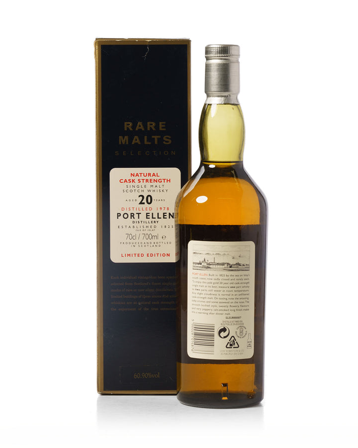 Port Ellen 1978 20 Year Old Rare Malts Selection Bottled 1998 With Original Box