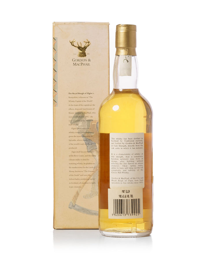 Port Ellen 1980 15 Year Old Gordon & Macphail Bottled 1996 With Original Box