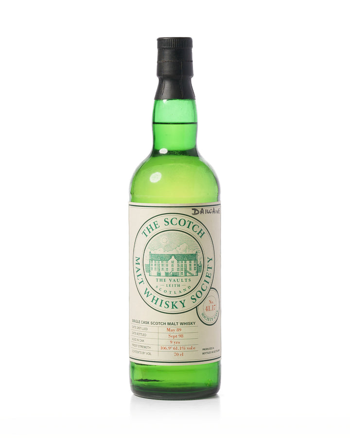 Dailuaine 1989 9 Year Old Scotch Malt Whisky Society SMWS 41.17 Bottled 1998