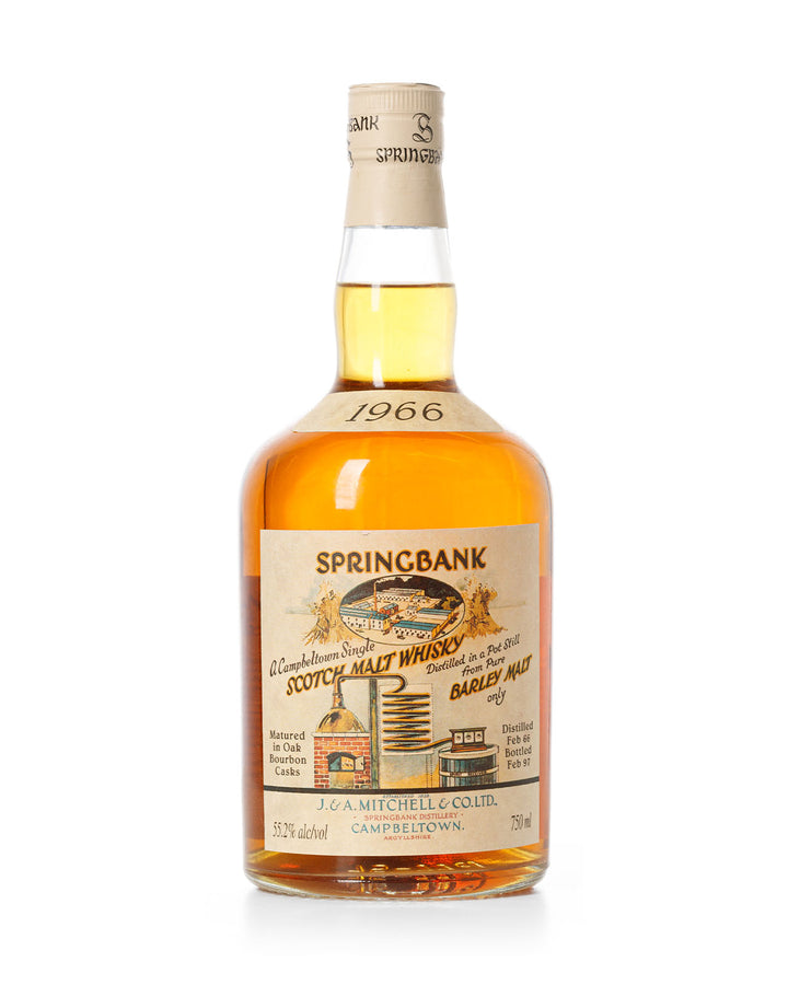 Springbank 1966 Local Barley Cask No. #479 Bottled 1997 With Original Wooden Box