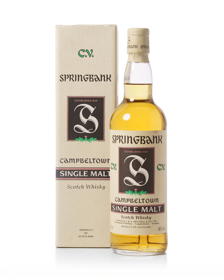Springbank 1990's C.V. Green Thistle With Original Box