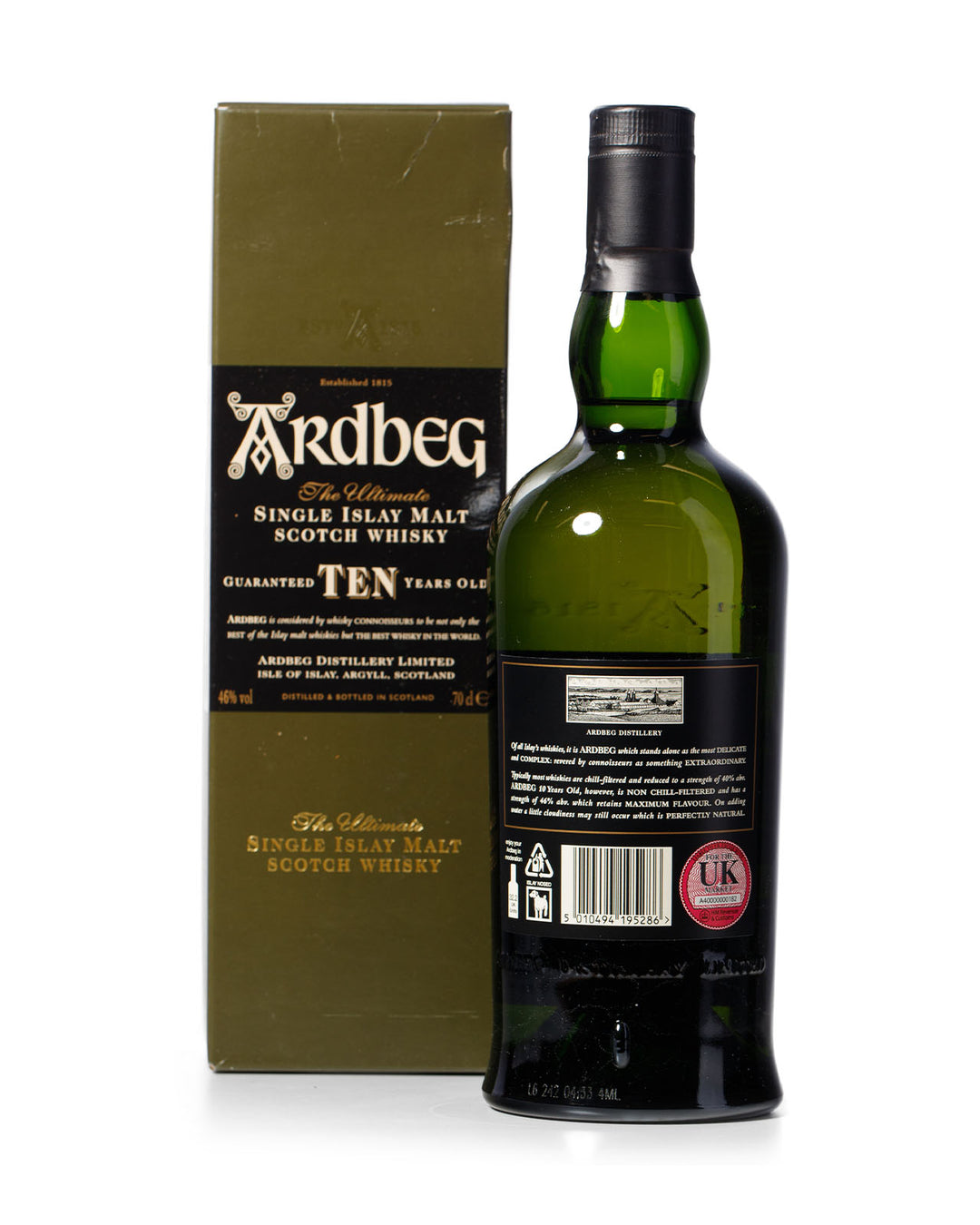 Ardbeg 10 Year Old With Original Box
