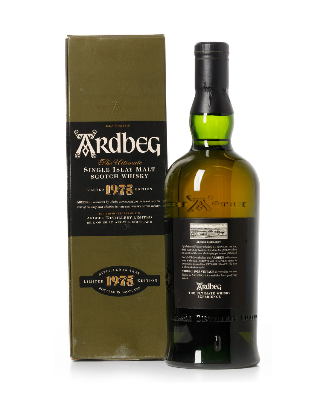 Ardbeg 1975 23 Year Old Bottled 1998 With Original Box