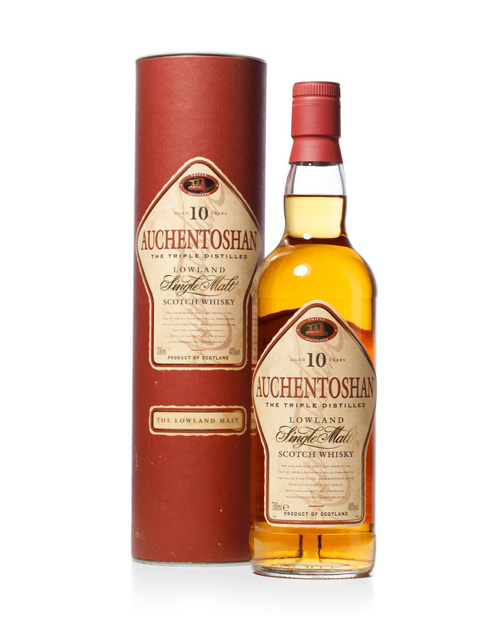 Auchentoshan 10 Year Old Triple Distilled With Original Tube