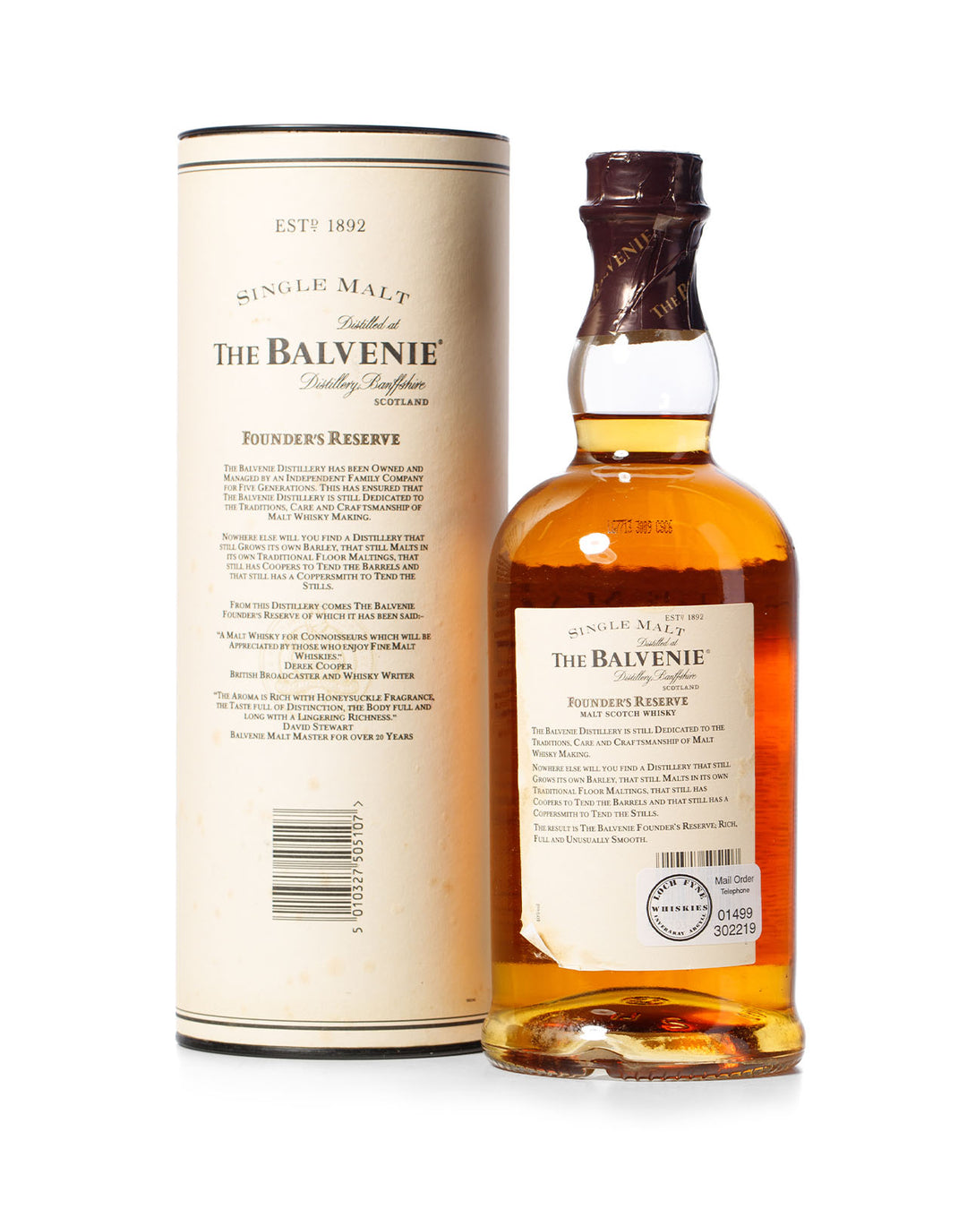 Balvenie 10 年创始人珍藏干邑风格瓶