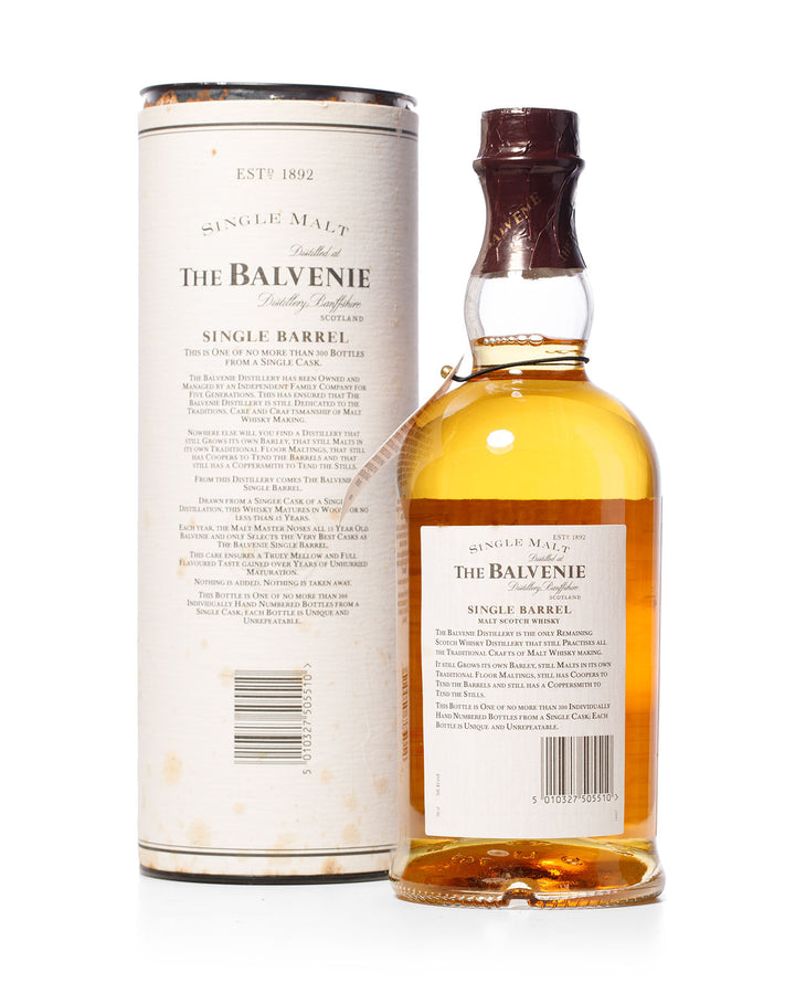 Balvenie 1980 15 Year Old Single Barrel Bottled 1995 With Original Tube
