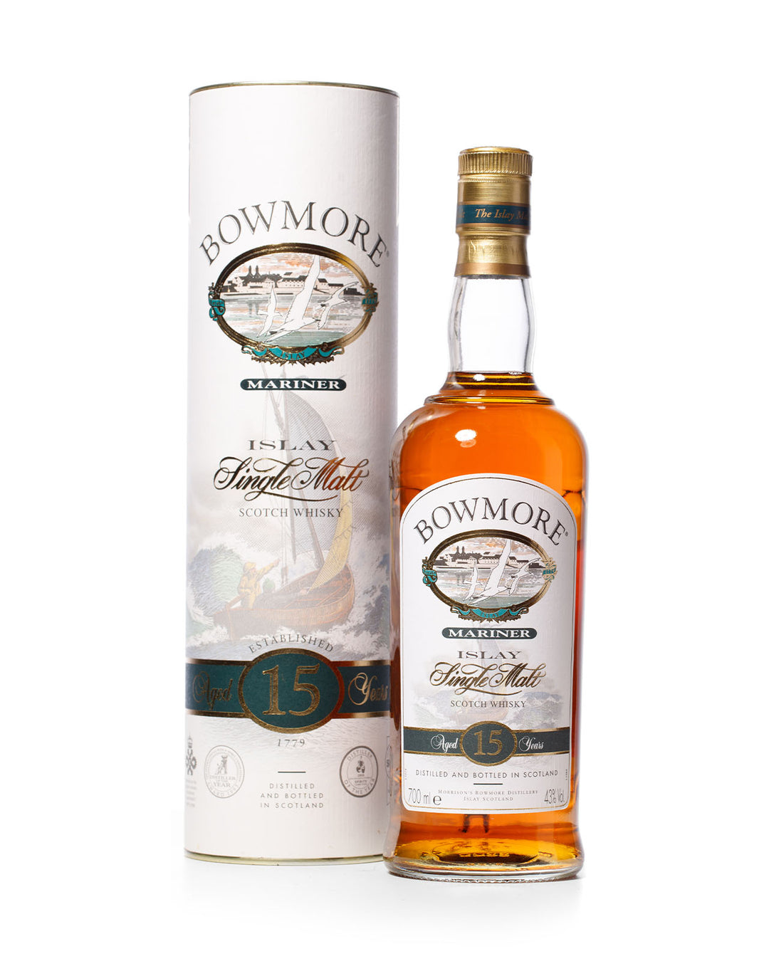 Bowmore 15 Year Old Mariner With Original Tube