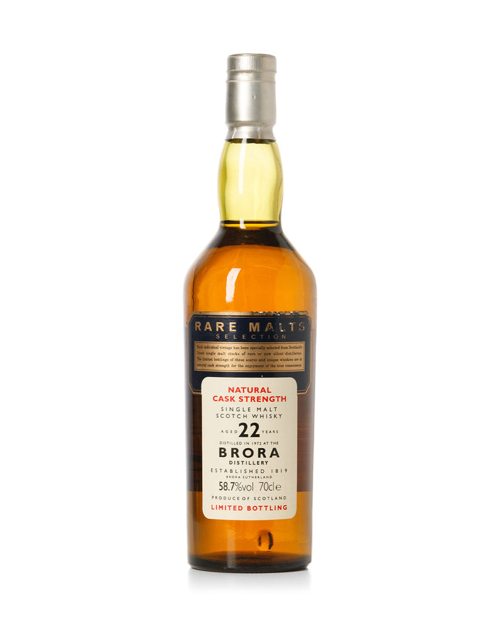 Brora 1972 22 Year Old Rare Malts Bottled 1995 58.7% ABV