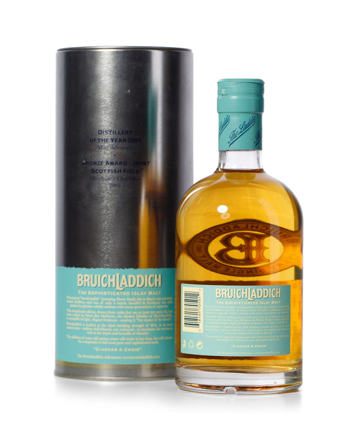 Bruichladdich 10 Year Old With Original Metal Tube