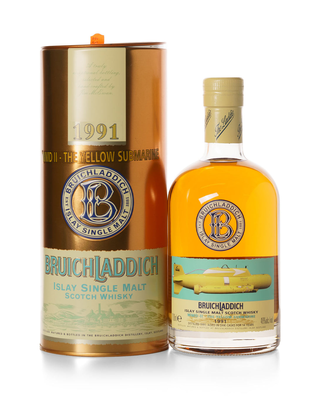 Bruichladdich Yellow Submarine 1991 - Bottled 2005 - 14 Year Old