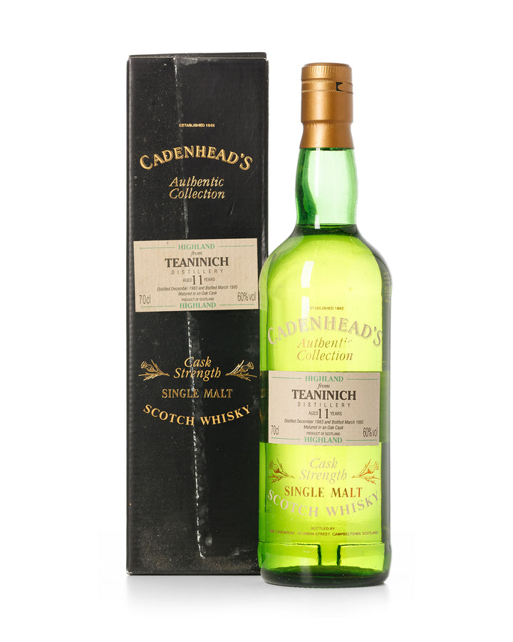 Teaninich 1983 11 Year Old Cadenheads Authentic Collection Bottled 1995 With Original Box