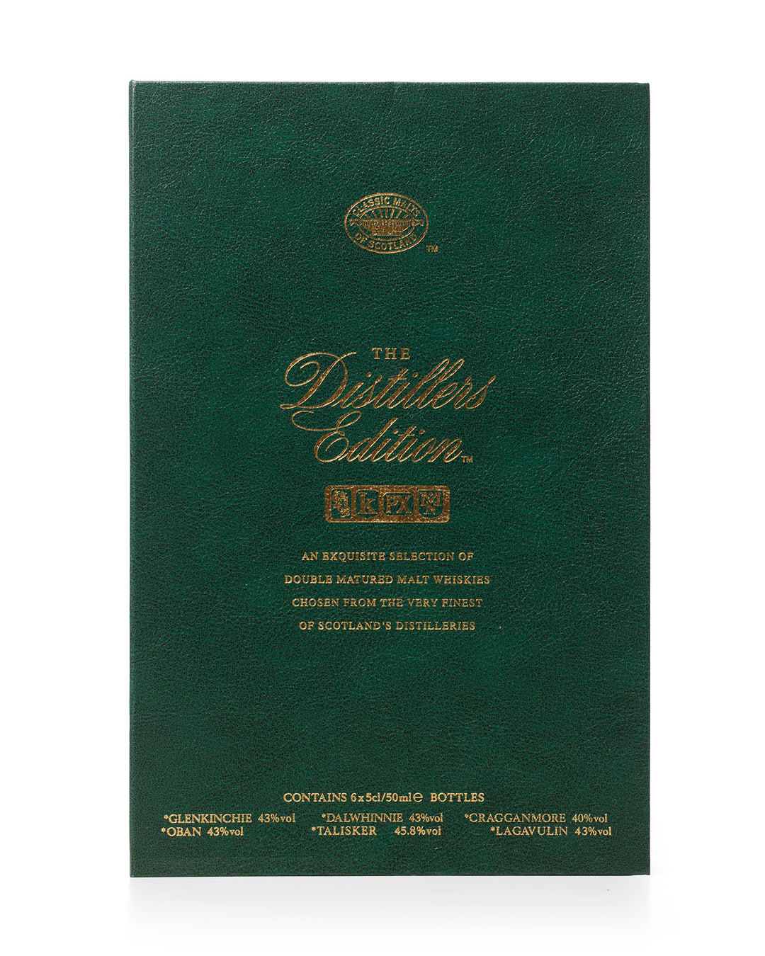 Distillers Edition Miniature Set Glenkinchie, Oban, Dalwhinnie, Talisker, Cragganmore, Lagavulin 50ml bottles With Presentation Box