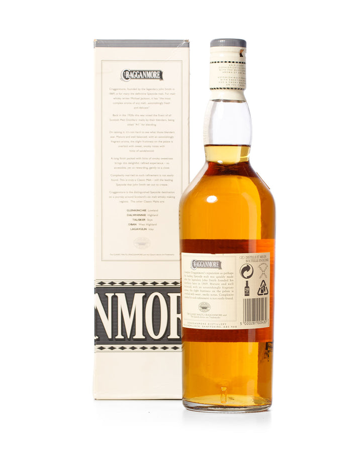 Cragganmore 12 Year Old With Original Box