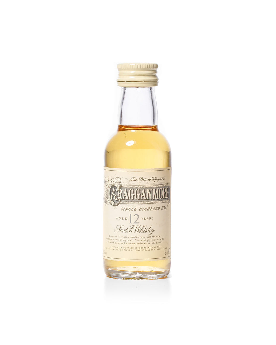 Cragganmore 12 Year Old Miniature