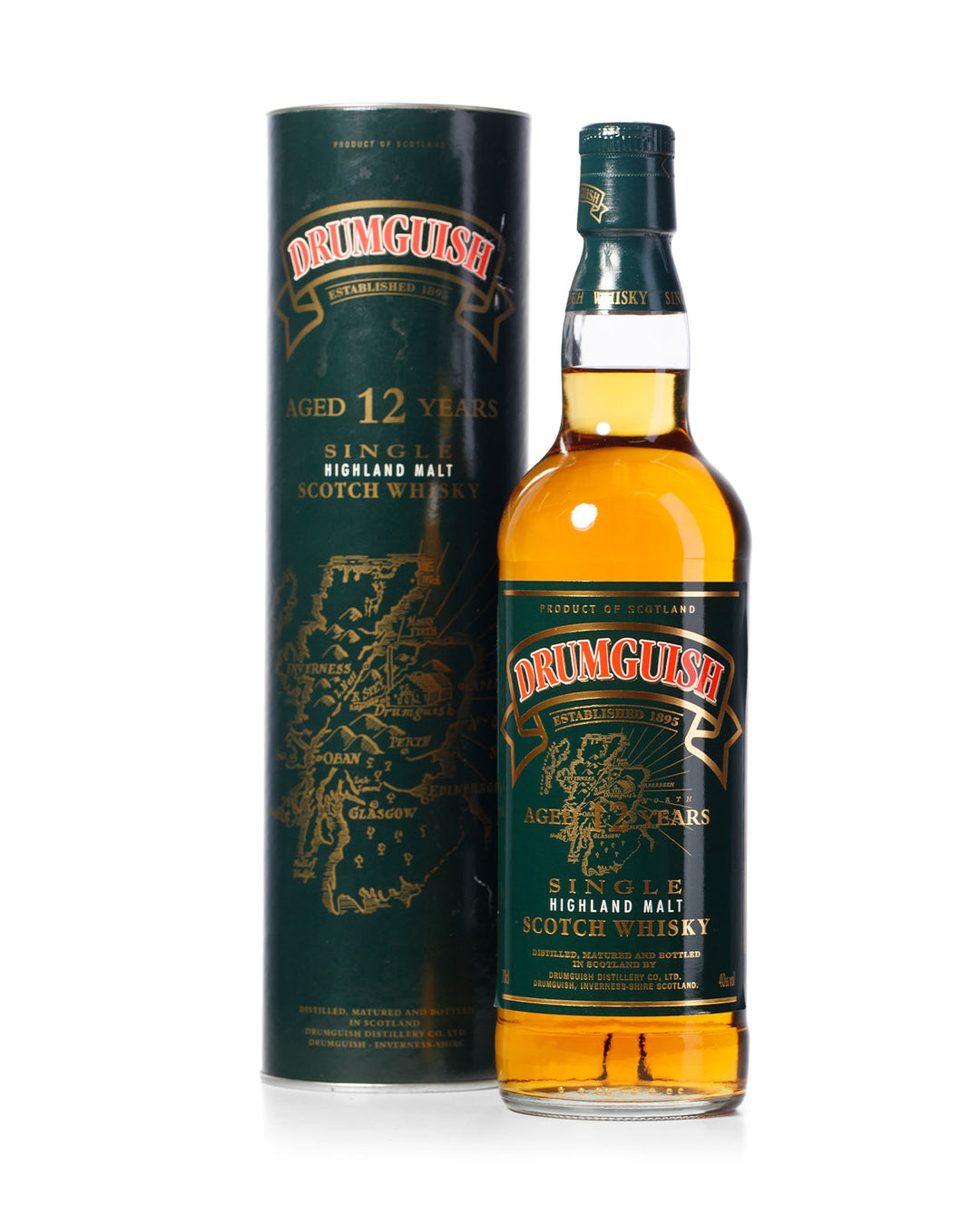 Drumguish 12 Year Single Malt With Original Tube