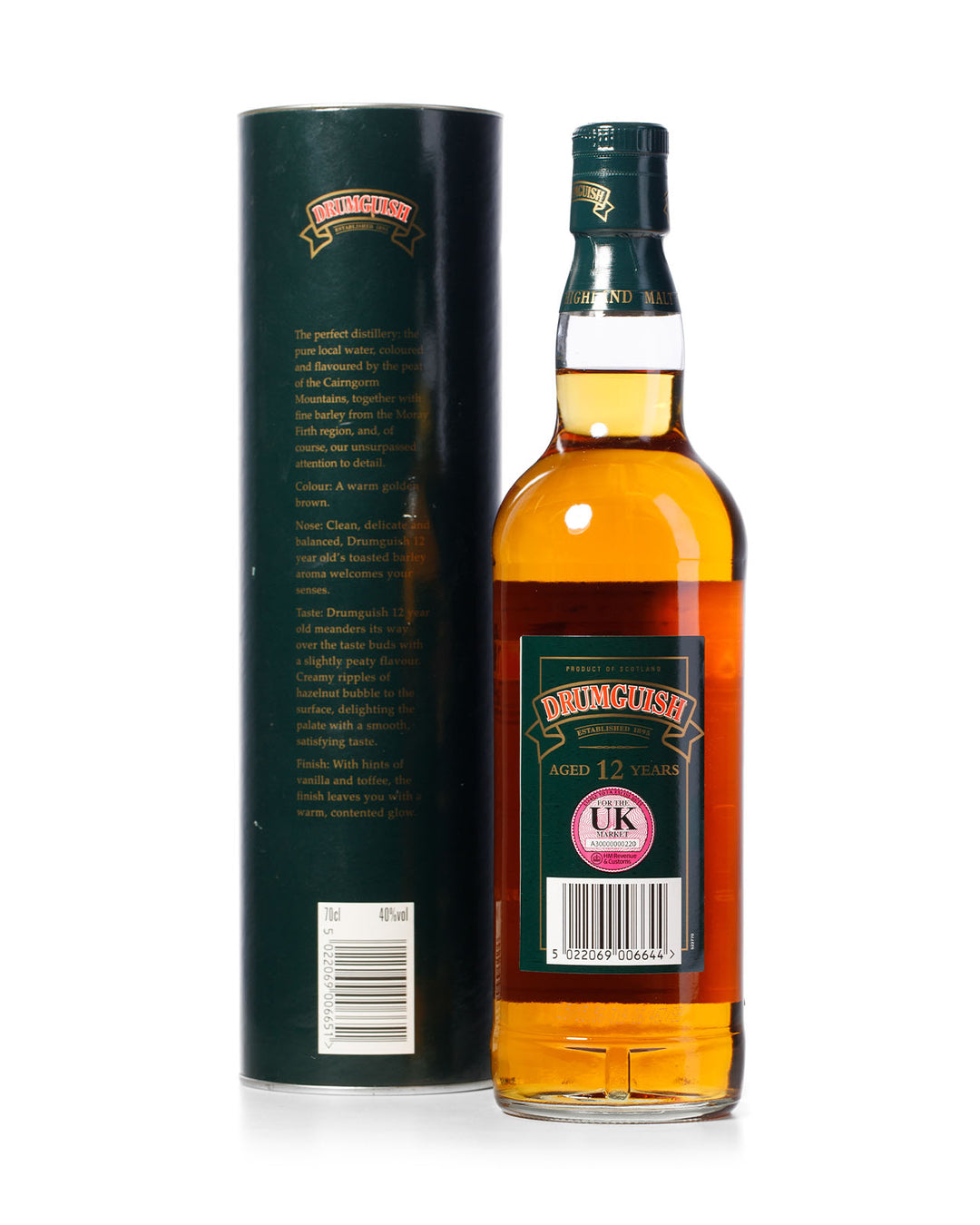 Drumguish 12 Year Single Malt With Original Tube
