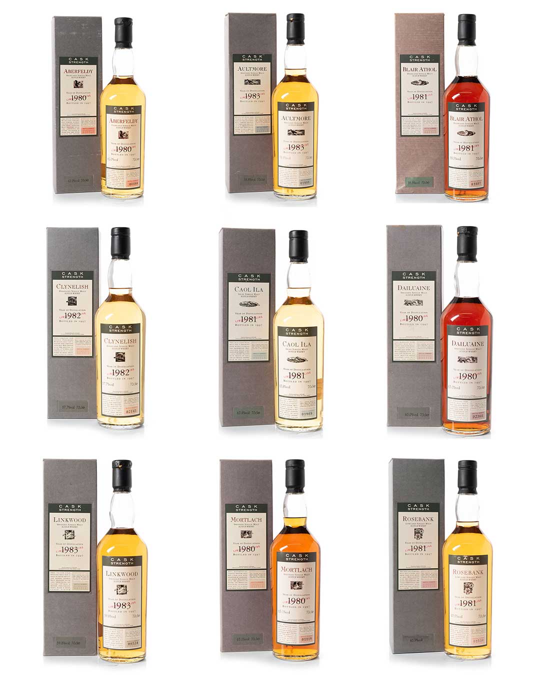 Flora & Fauna 9 x Bottles - Cask Strength Complete Collection