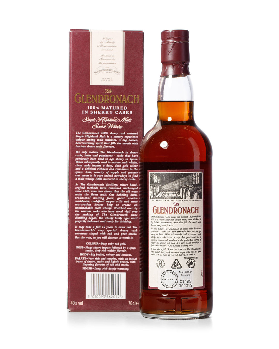 Glendronach 15 Year Old With Original Box