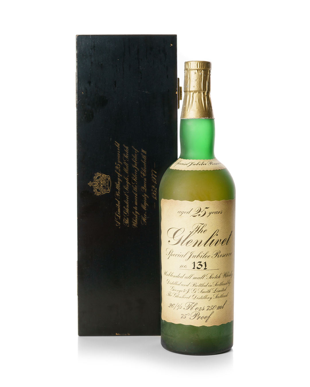 Glenlivet special jubilee reserve 1952 1977