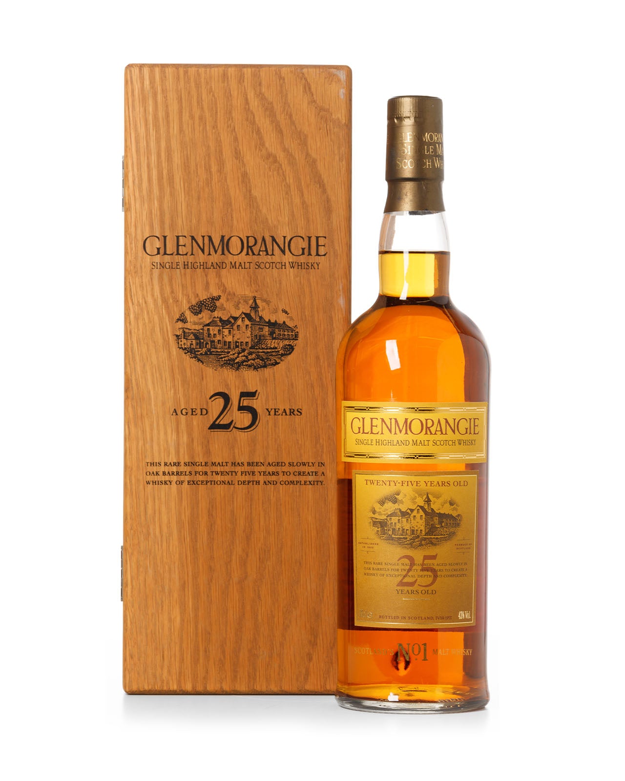 Glenmorangie 25 Year Old With Original Wooden Box – Mark Littler