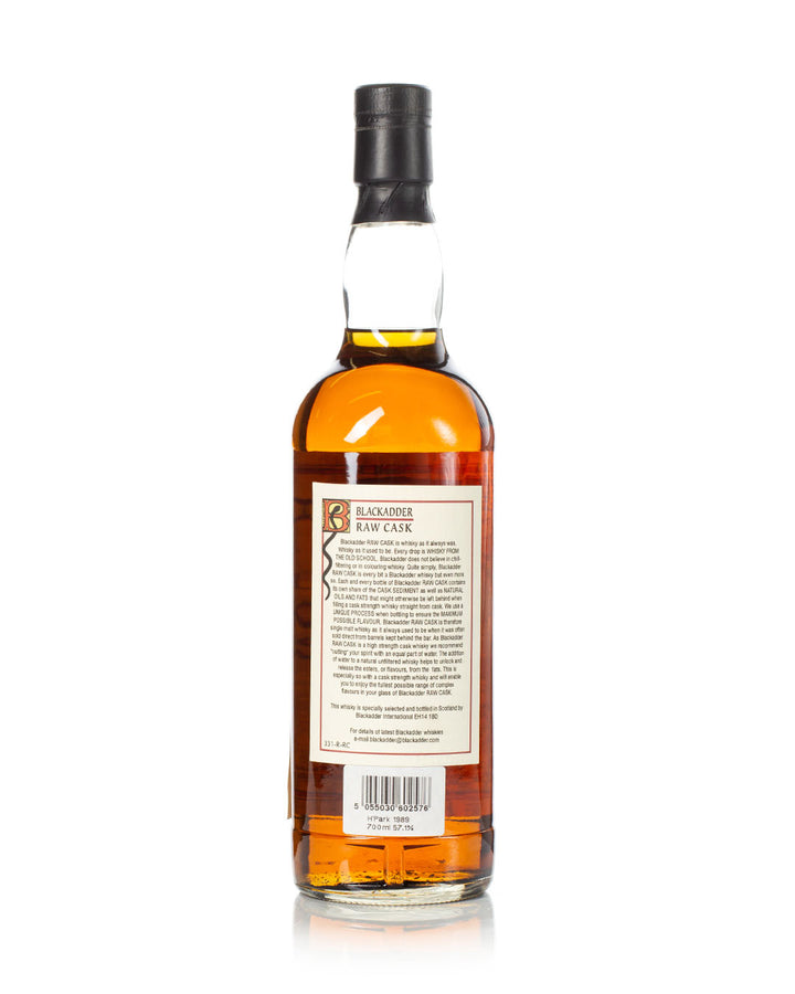 Highland Park 1989 Blackadder-14YO-reverse