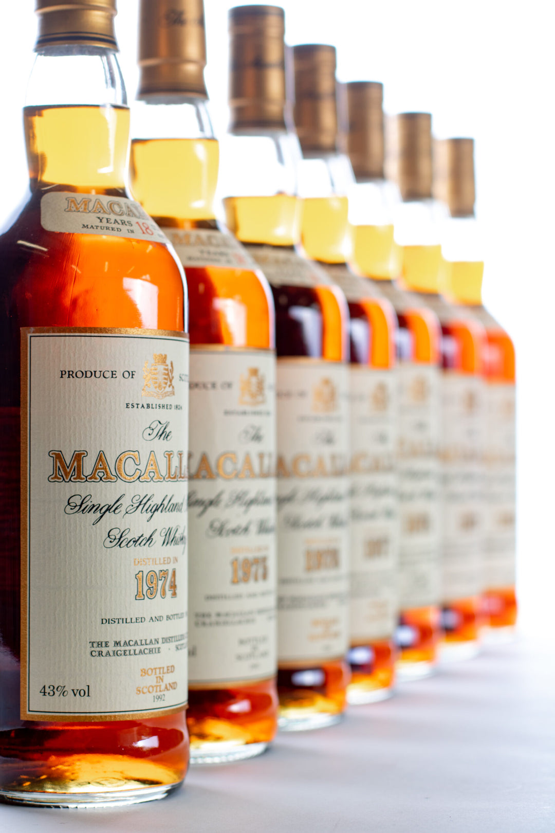 Macallan 18 Year Old 1974 - 2019 x 28 bottles