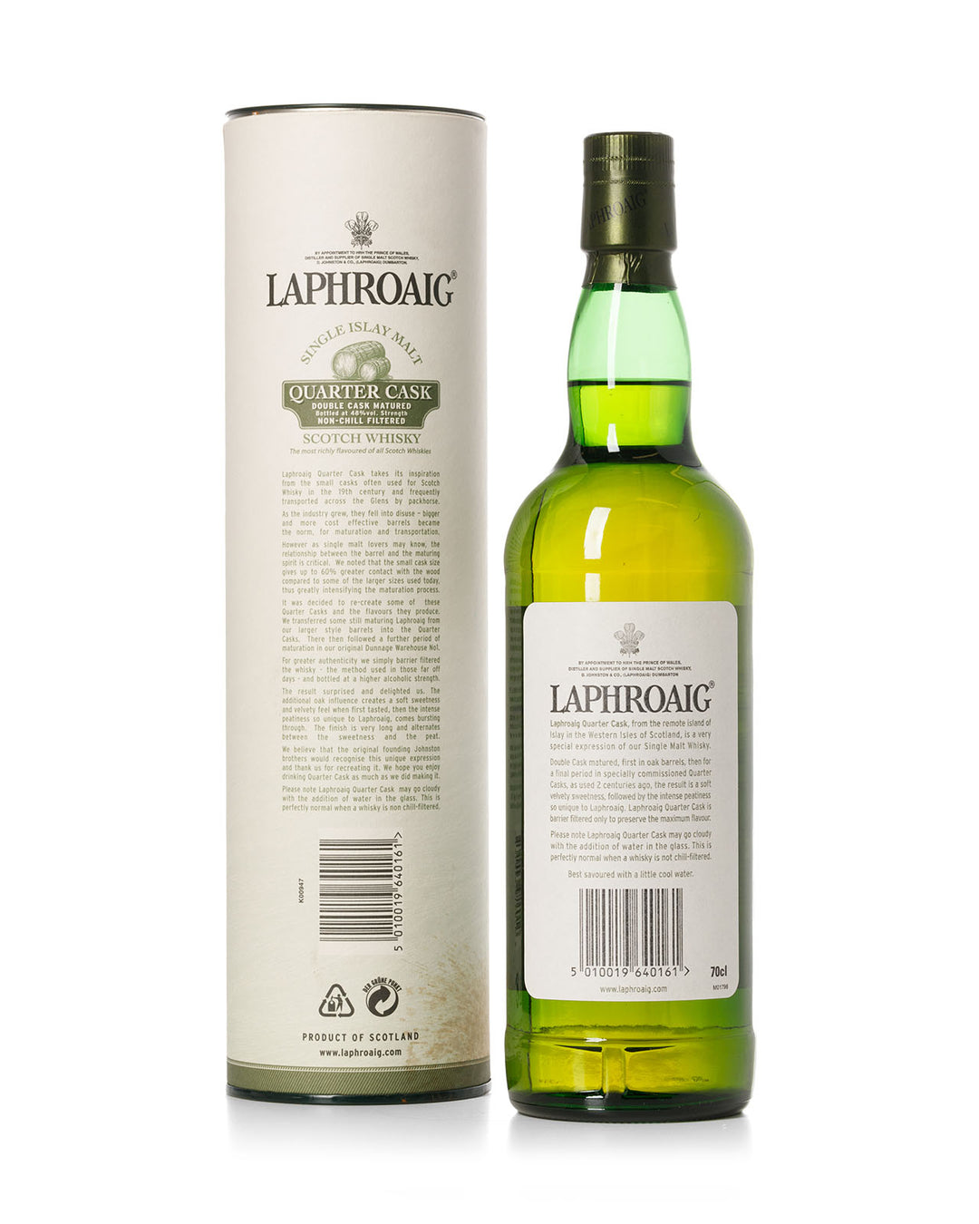 Laphroaig Quarter Cask With Original Tube