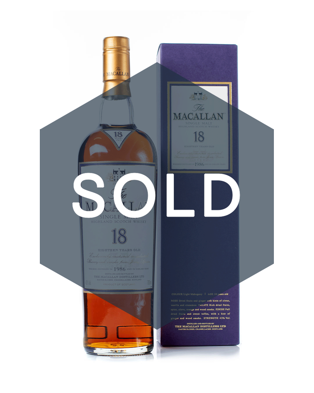 Macallan 1986 18 Year Old