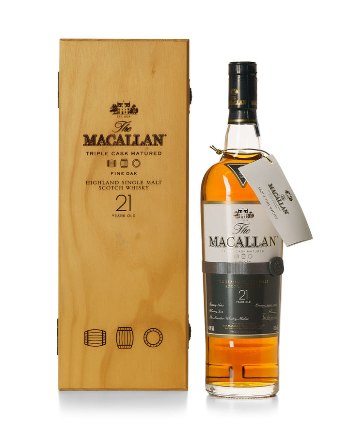麦卡伦 21 年优质橡木三桶陈酿