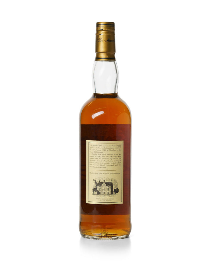 Macallan 1948 51 Year Old Select Reserve Bottled 1999 With Original Tube and Wooden Box and