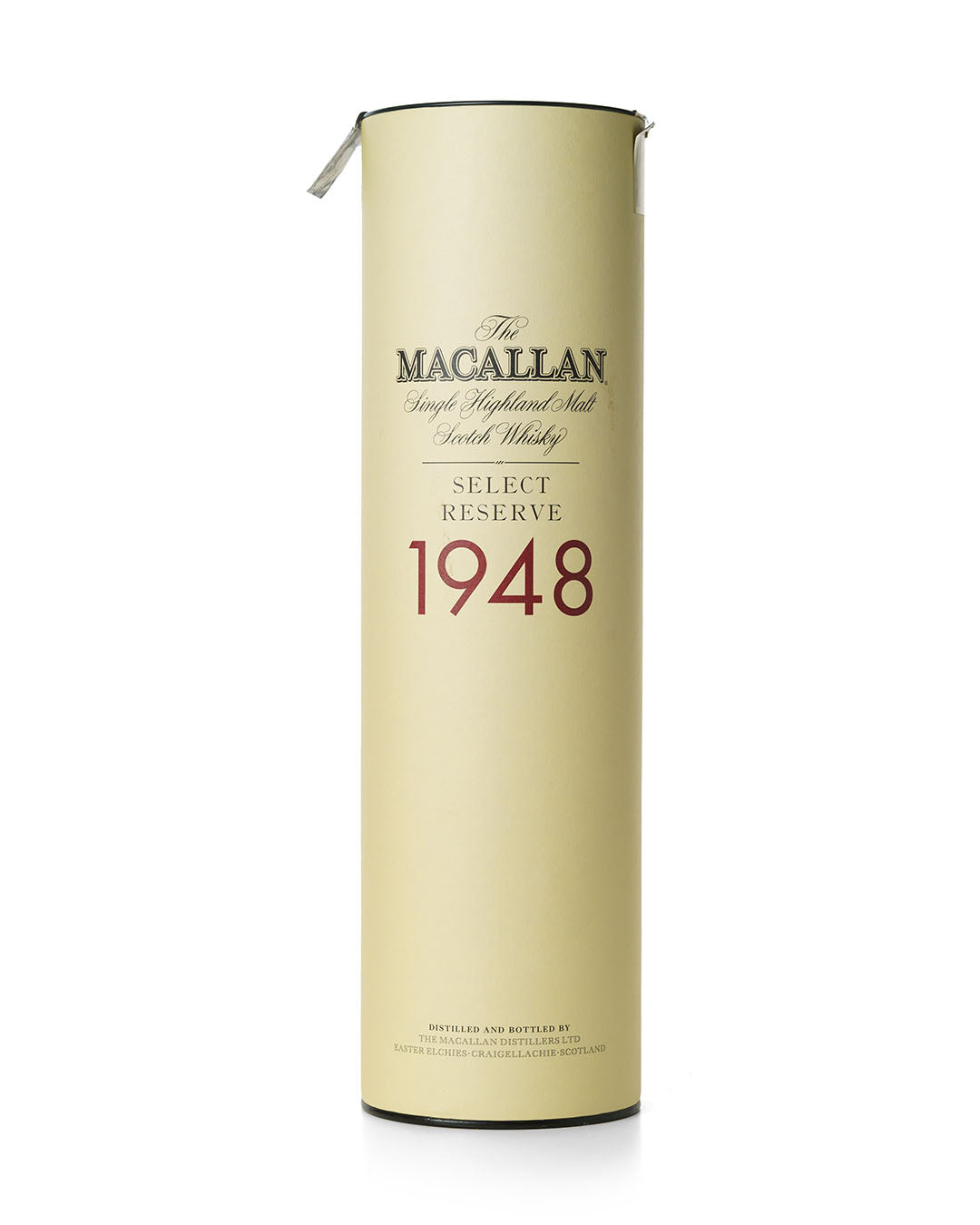 Macallan 1948 51 Year Old Select Reserve Bottled 1999 With Original Tube and Wooden Box and