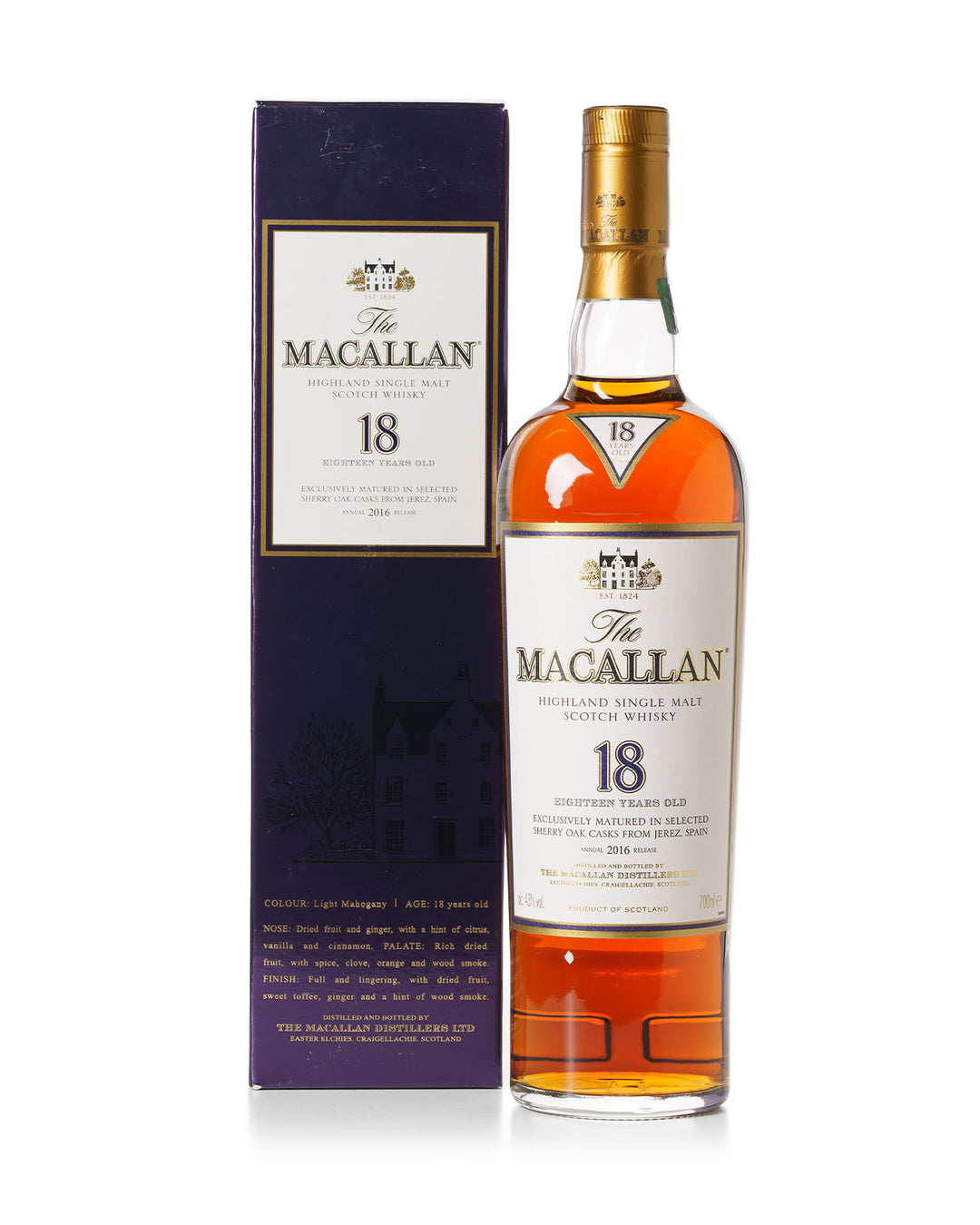 Macallan 2016-2022 18 Year Old Vertical In Original Boxes