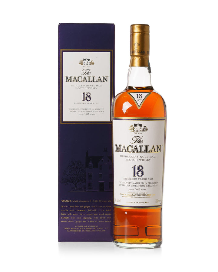 Macallan 2016-2022 18 Year Old Vertical In Original Boxes