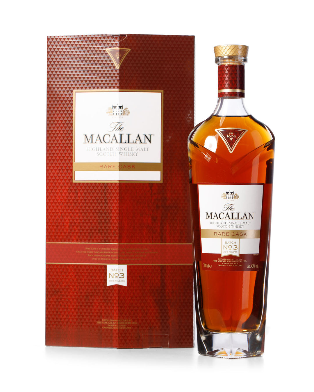 Macallan Rare Cask Batch No. 1-3 With Original Boxes