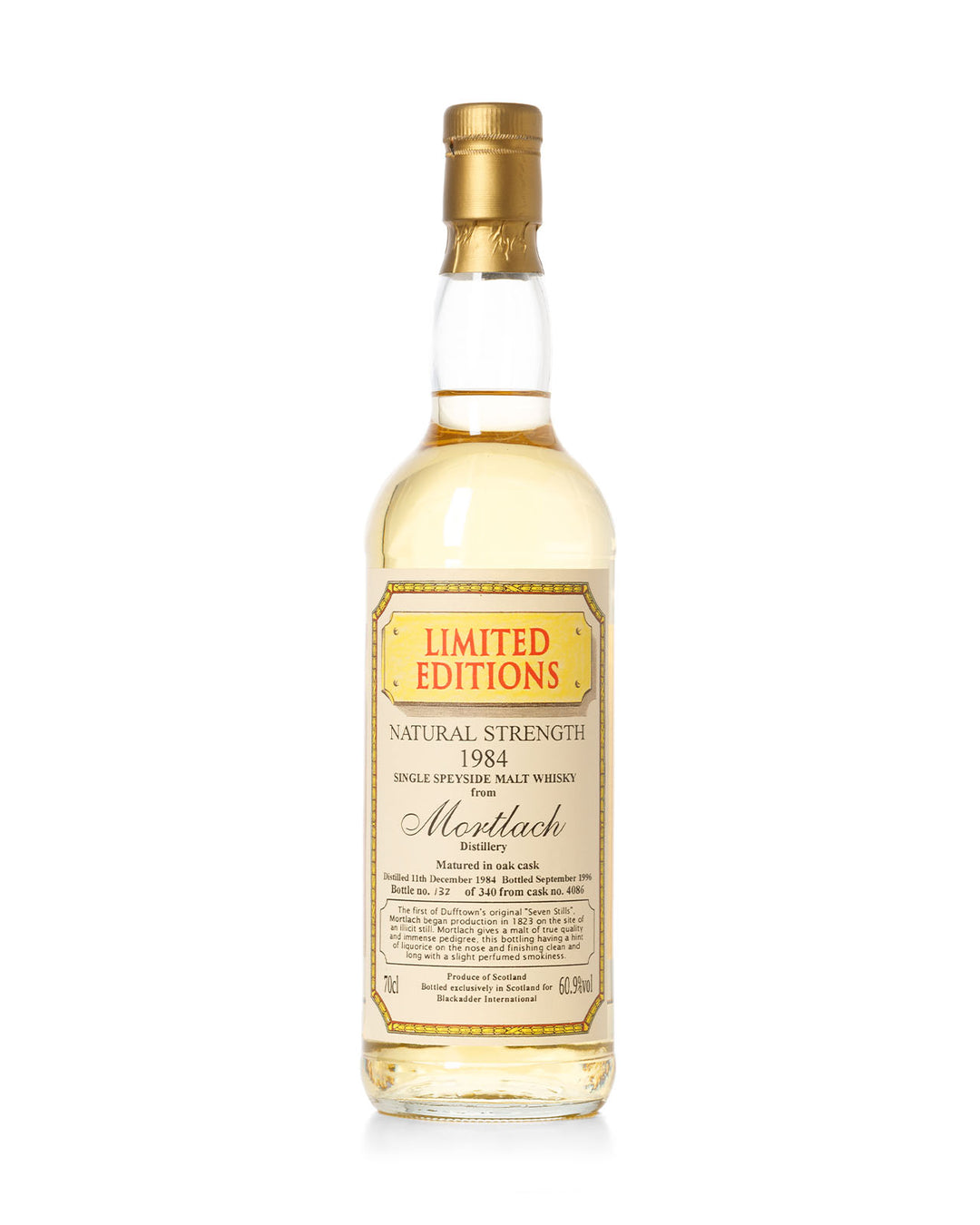 Mortlach 1938 50 岁 Gordon & Macphail 微型模型