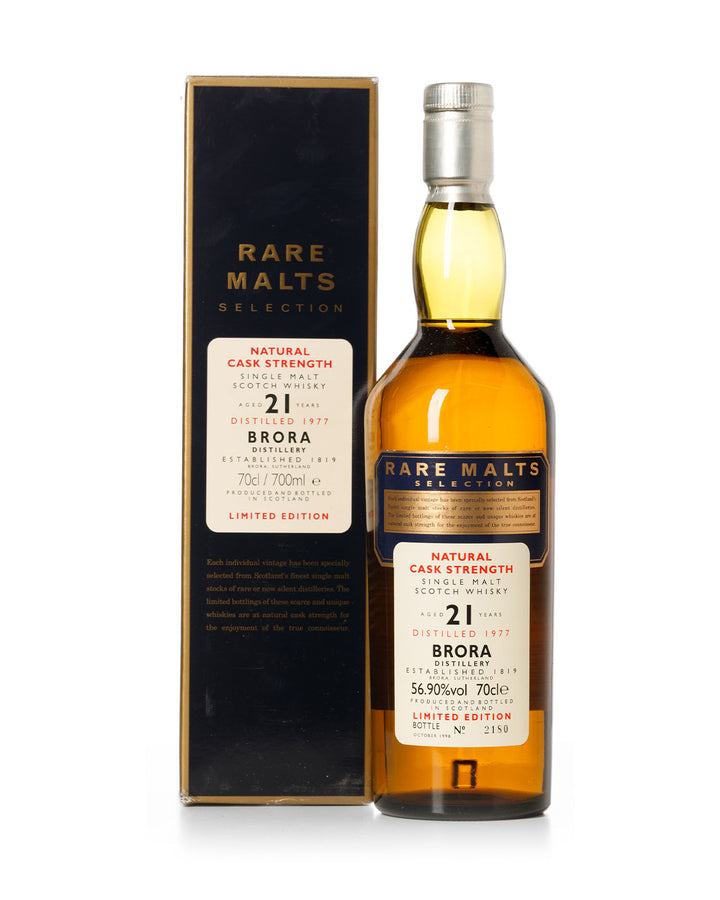 Brora 1977 21 Year Old Rare Malts Bottled 1998 With Original Box
