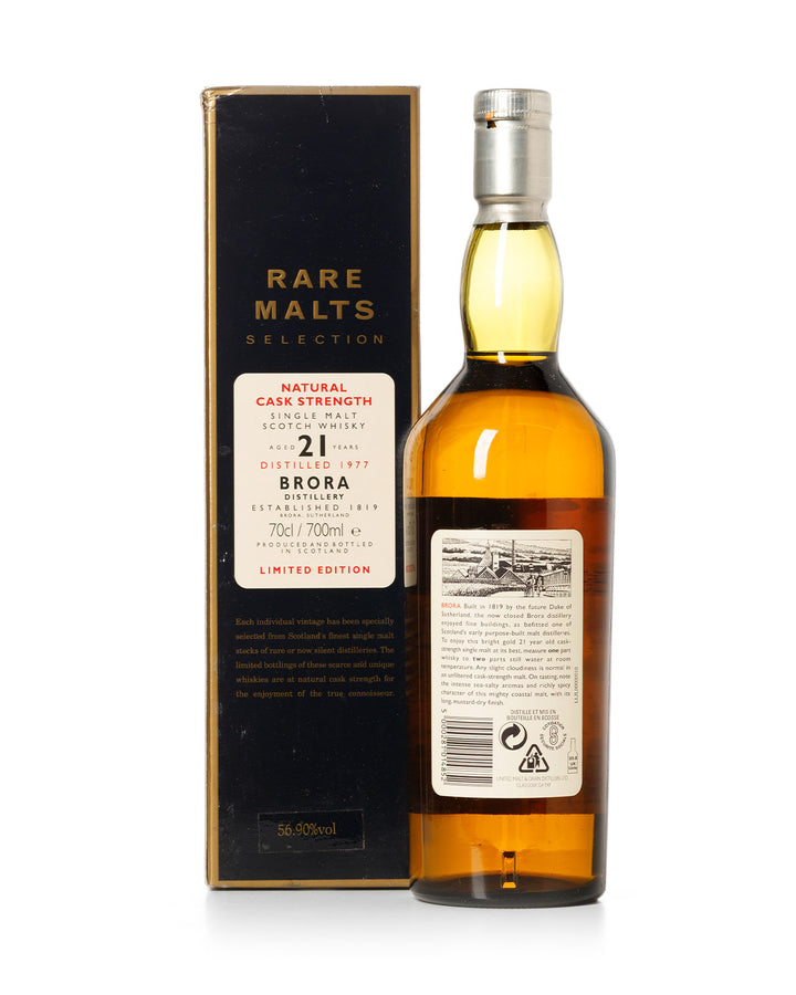 Brora 1977 21 Year Old Rare Malts Bottled 1998 With Original Box