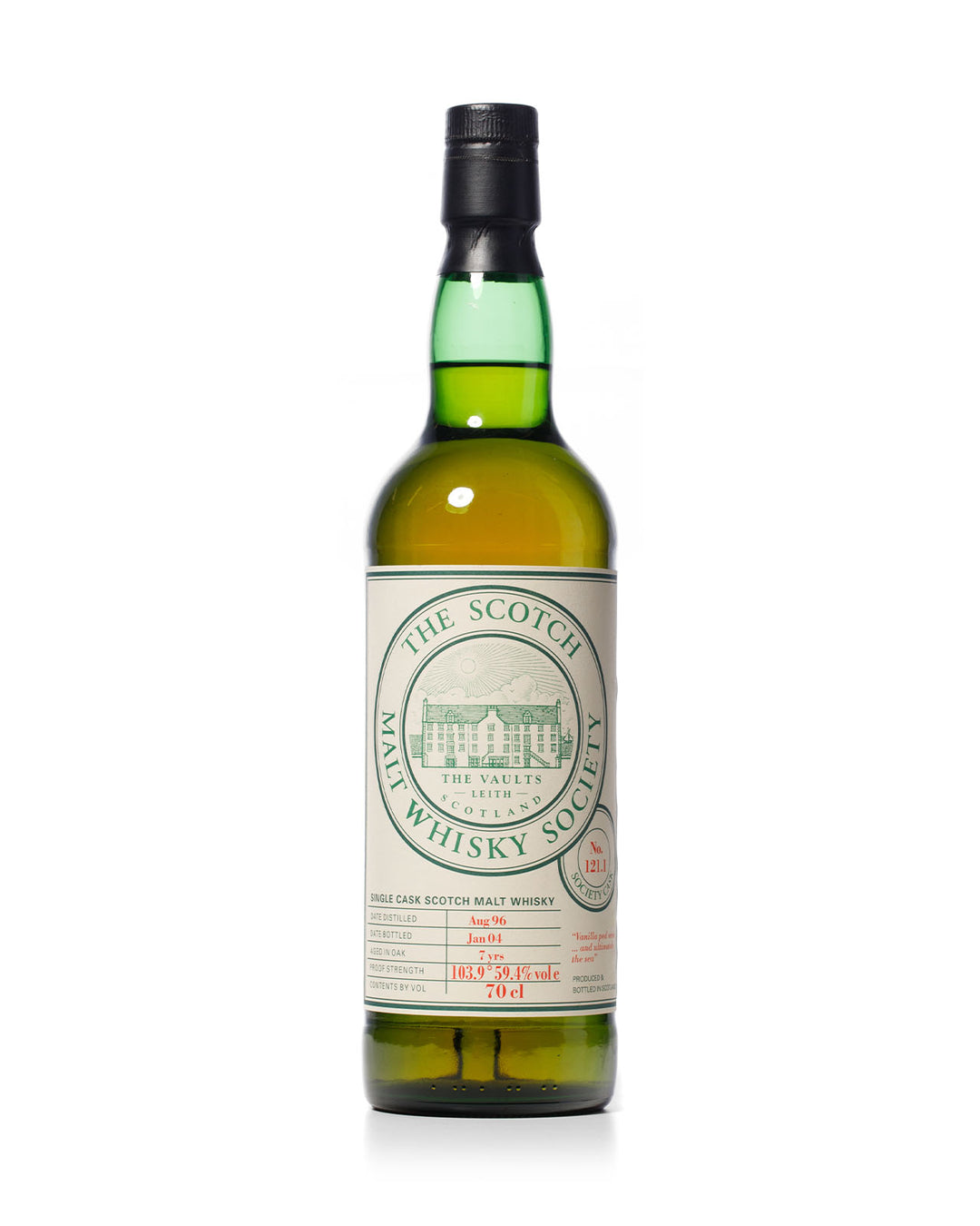 Arran 1996 7 Year Old Scotch Malt Whisky Society SMWS 121.1 Bottled 2004