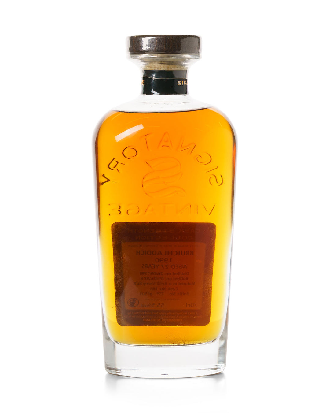 Bruichladdich 1990 27 Year Old Signatory Vintage Bottled 2018 With Original Tin